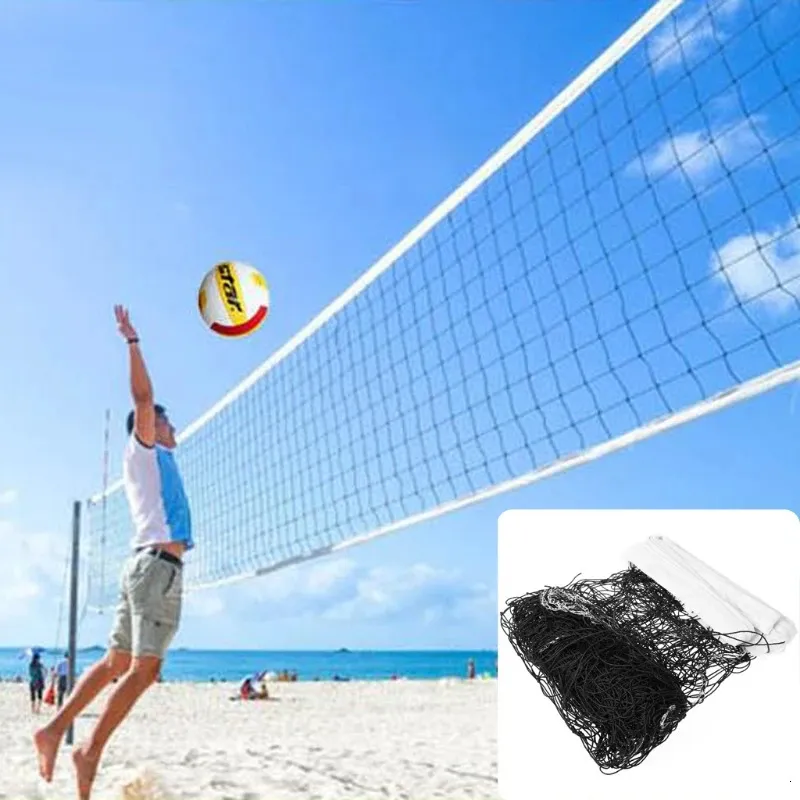 Filet de volley-ball de style universel 95x1m en polyéthylène plage 240226