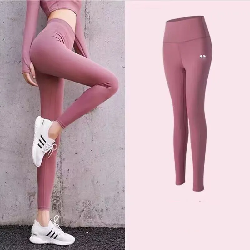 Pantalones de yoga para mujer Moda Patchwork Color Crossover Cintura alta Levantamiento de cadera Leggings deportivos abdominales Gimnasio Fiess Medias de entrenamiento debajo