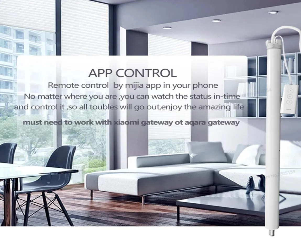 AQARA Rolling Shutter Motor Zigbee Mi Home App Remote Control Intelligent Timing Ställa in Smart Roller Curtain Motor HomeKit4061956