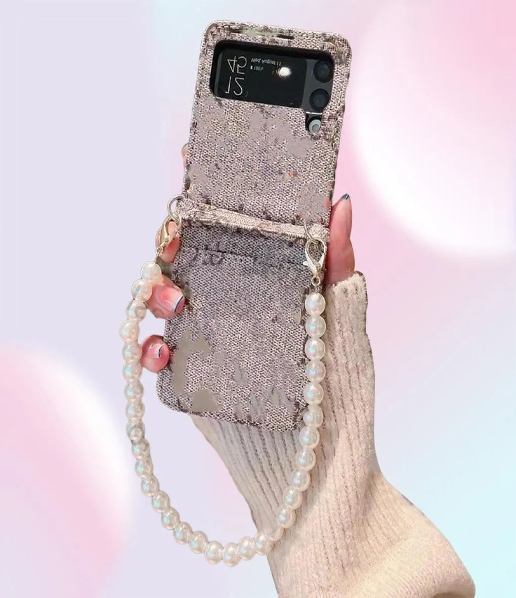 Étuis de téléphone portable en cuir de luxe avec poche pour cartes pour Samsung ZFlip 23 avec couverture de téléphone portable en cuir à la mode 9606293