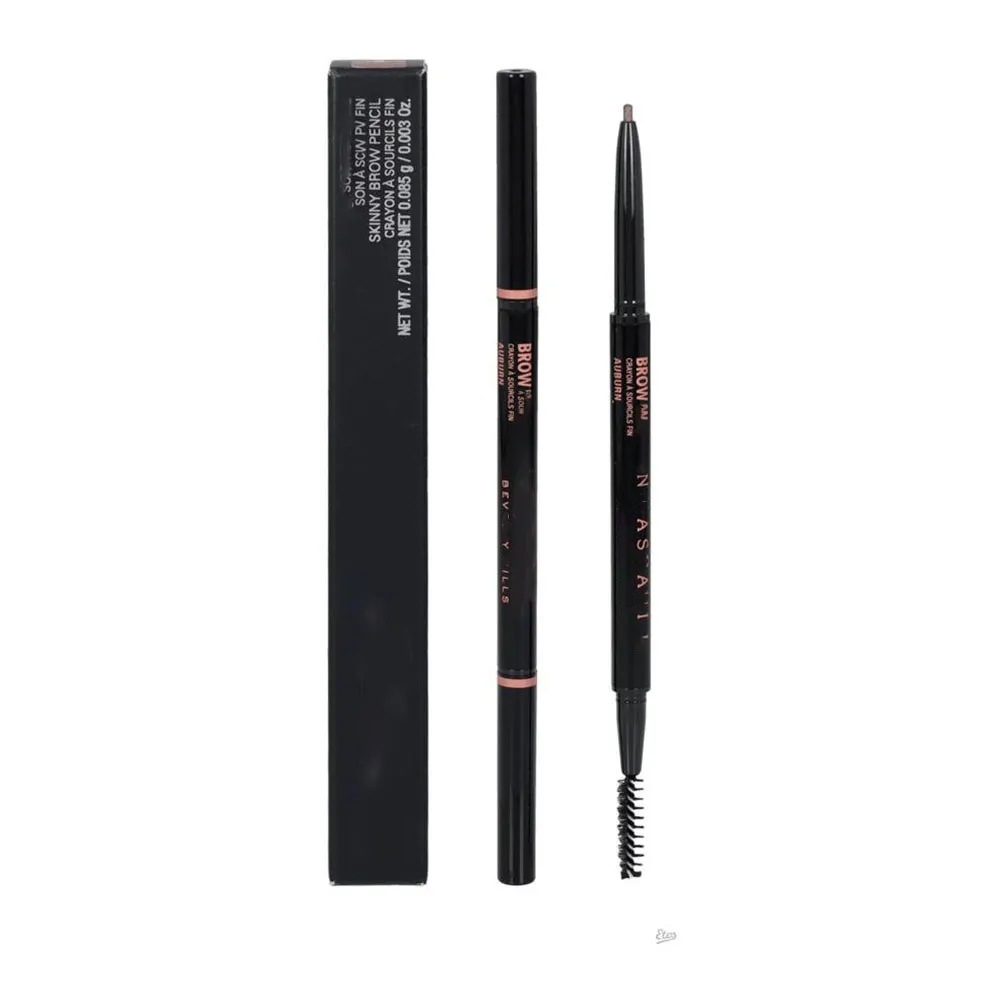 MAKE-UP Wenkbrauwversterkers Make-up Skinny Brow Pencil goud Double-ended met wenkbrauwborstel 5 kleuren Ebbenhout / Medium / Zacht / Donker / chocolade drop ship