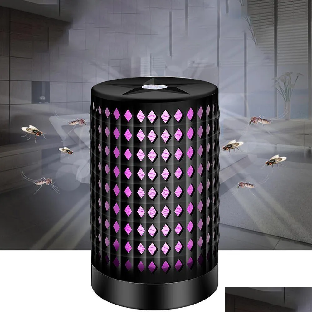 Led Multi-Functional Lights Brelong Mosquito Killer Light Led Silent Night Non-Chemical Harmless Dual Mode - Suitable For Family/Offic Dhplq