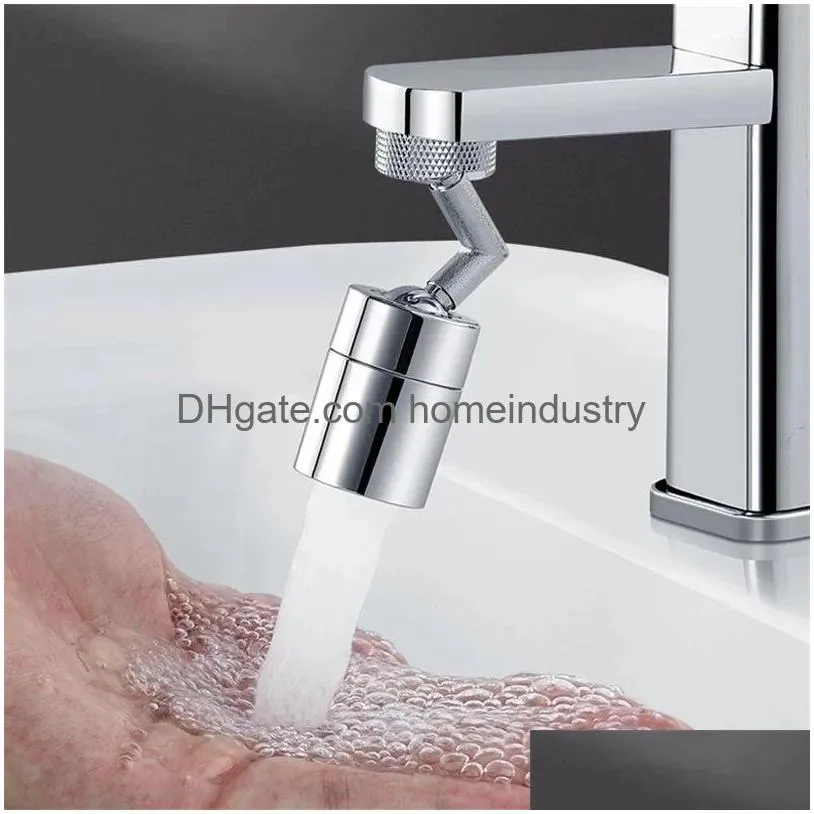 Küchenarmaturen Yefui 720 drehbarer Spritzfilter Wasserhahn Waschbecken Wasserhahn Extender Adapter für Küche Badezimmer Sprühkopf 211029 Drop D Dhqyv