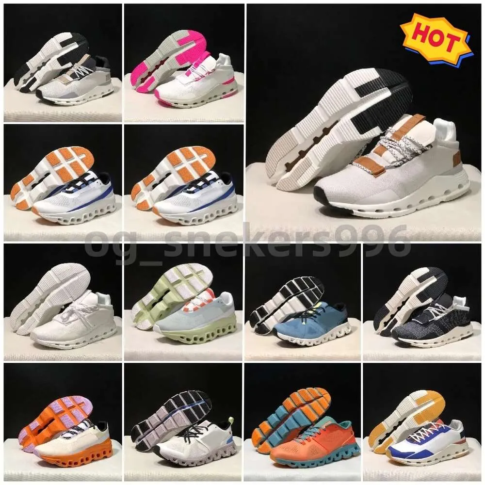 2024 Buty do biegania Cloudmonster Novas Pink White Pearl X3 Tennis Buty Iron Hay Black Rose Rose Rose Rose Rose Rose Men's and Women's Outdoor Treakers