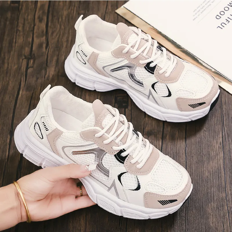 Old Daddy Shoes, Women's Shoes, Sports Shoes, Top Quality Running Shoes in Spring and Autumn, Children's Wholesale Students' Leisure Trade Small White Shoes Size 2024