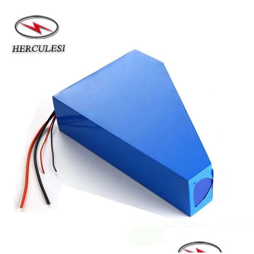 Batterier Electric Bike Litium Battery 72V 18Ah Li-ion Triangle Ebike Pack Drop Delivery Electronics Batterier Laddare Dhhu3