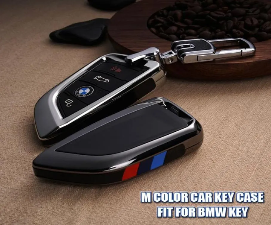 M Color Car Key Case FOB Shell Cover Fit For BMW 5 Series 528li 530li X1 X5 X69448028