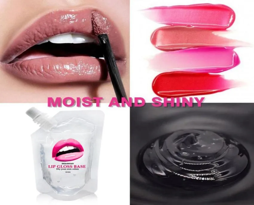 50ml artesanal diy líquido lip gloss base óleo hidratante batom material base gel lip gloss4591365