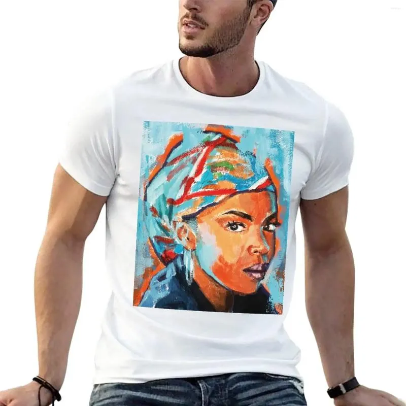 Heren polo's Lauryn Hill Art - Hip Hop Gift Rap Decor Muziek T-shirt Zomer Top Korte mouw Tee Tees Grappige T-shirts voor mannen