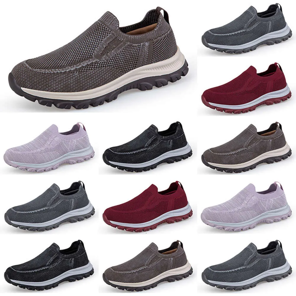 Nova primavera e verão sapatos para idosos sapatos de caminhada de um passo masculino sola macia sapatos casuais gai sapatos de caminhada femininos 39-44 26 usonline