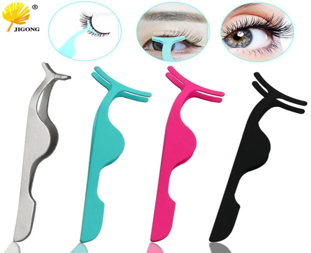 10 teile/los Falsche Wimpern Pinzette Gefälschte Wimpern Applikator Wimpern Verlängerung Curler Nipper Hilfs Clip Clamp Make-Up Pinzette Tool1021101