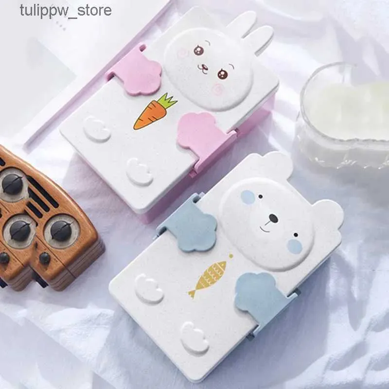 Boîtes à Bento Boîte Enfants Plast Japonais Pour Sable Maternelle Pain Style Bento Déjeuner Kawaii École Mignon Alimentaire Enfants Enfants # 39s L0308