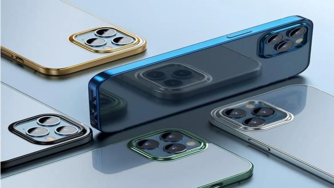 Coques de téléphone souples en TPU pour Apple iPhone 12 11 Pro MAX XS XR SE 2, couverture arrière mate multicolore en silicone 2464938