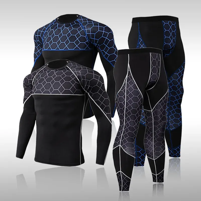 Polonais Ski aux sous-vêtements thermiques pour hommes Sports Sports à sec à sec Fonctionnel Tracksuit Fitness Shirts COMPRESSION SPORTS COMPRESSION