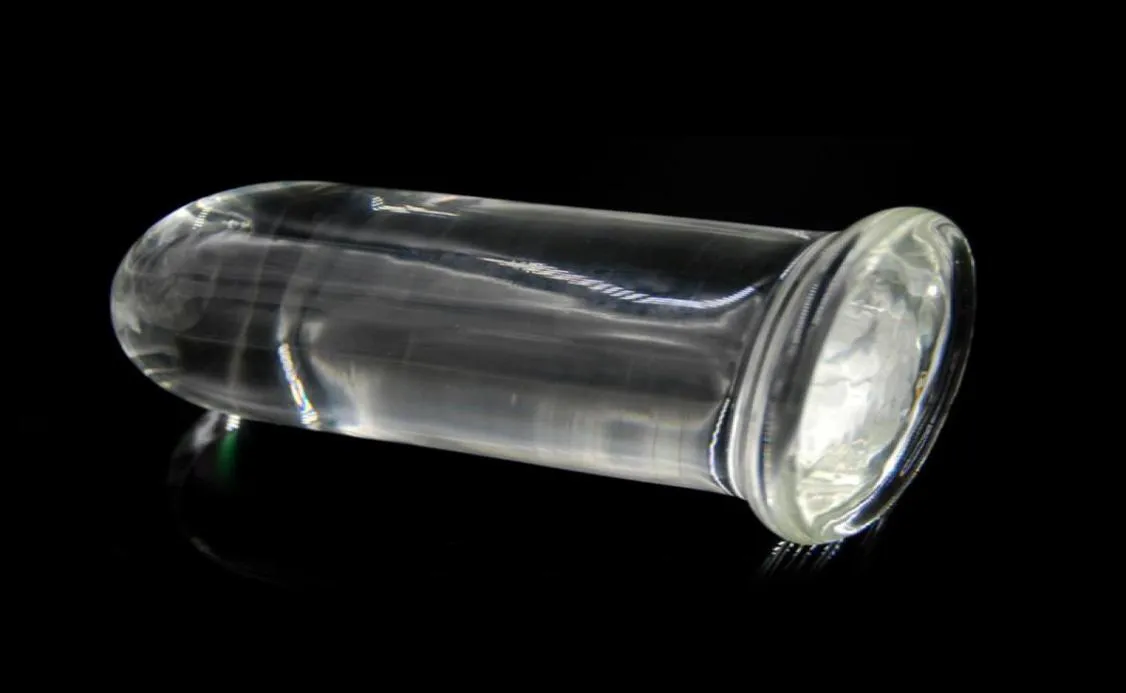 22ss Massaggiatore giocattolo del sesso Cilindrico in vetro trasparente Giocattoli del sesso Super Big Anal Dildo 60mm Diametro Enorme grande Butt Plug Tappi per ano vaginale D4514623