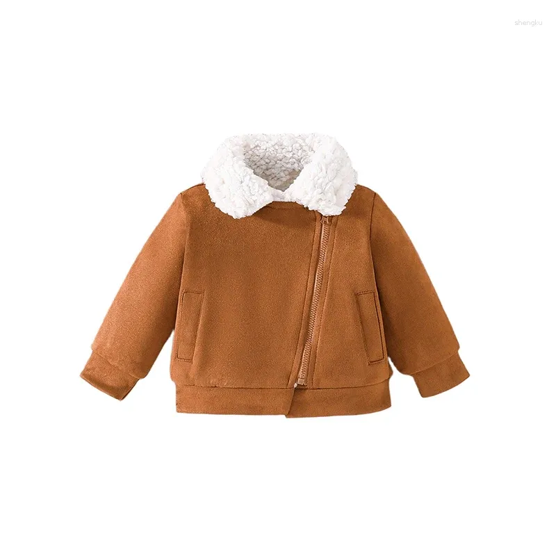 Giacche MALCIKLO Giacca da bambino con cerniera Giacca casual a maniche lunghe Cardigan Cappotto invernale per neonato Primavera Autunno Outwear