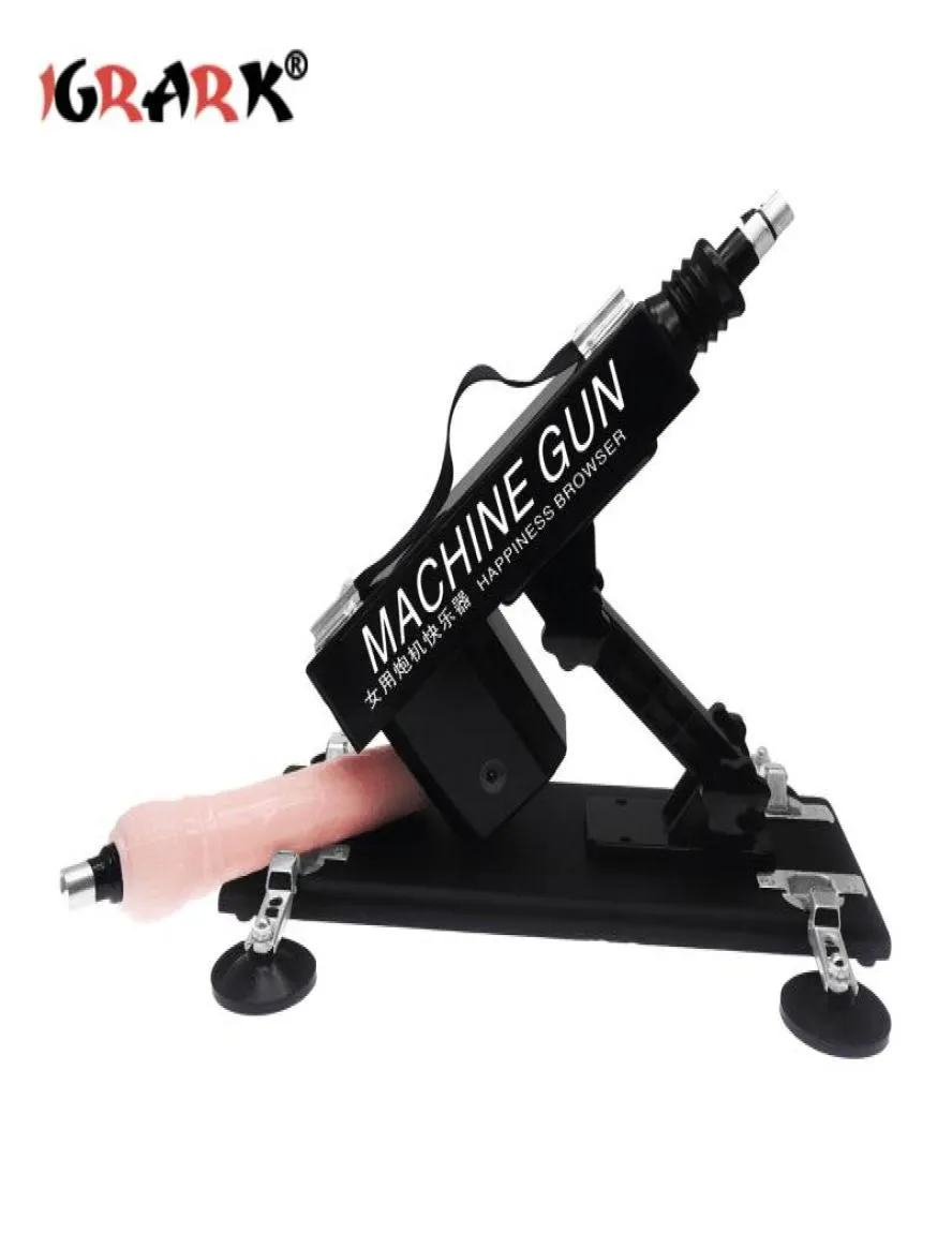 Machine sexuelle automatique pour rapports sexuels, pistolet avec gode, vitesse de poussée réglable, meubles sexuels 2661382