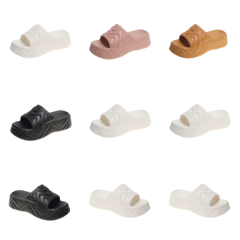 sommar ny produkt tofflor designer för kvinnor skor vit svart rosa gul non-halp mjuk bekväm-04 toffel sandaler kvinnor platt glider gai utomhusskor