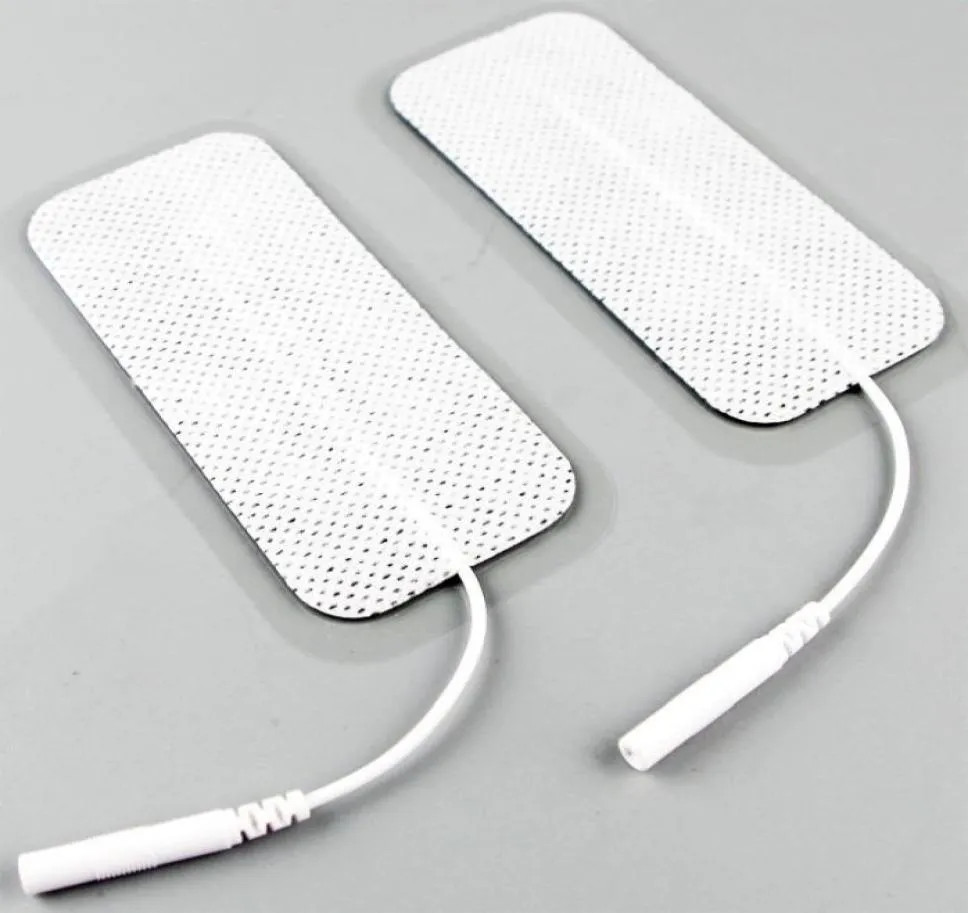 Rektangel Estim Electrode Pad Unit TENS ACUPUNCTURE Digital Therapy Machine Massager Erotic Replacement Pads1637011