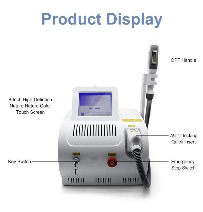 Factory direct selling hot selling fast IPL freezing point painless hair removal machine