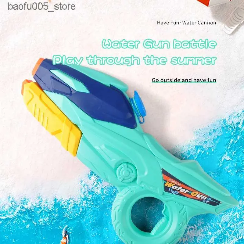 Piasek Play Water Fun 2022 Dziecięce Nowa duża pojemność Potężna wodna pistolet Summer Beach na zewnątrz imprezę pływającą na wodę Gun Faction Prezent Prezent Q240307