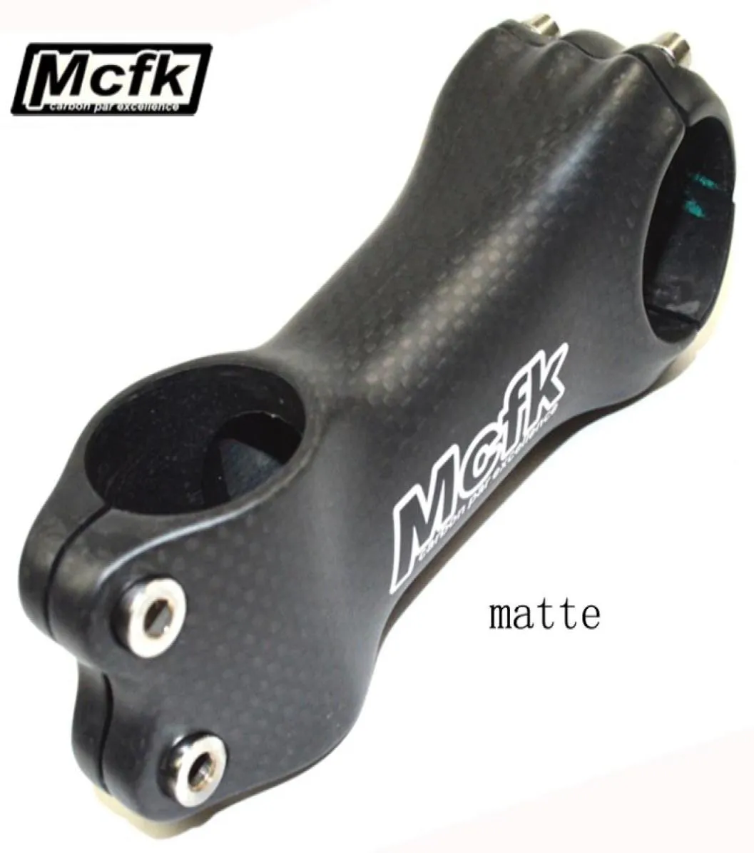 Mcfk haste de carbono para bicicleta, haste de ciclismo em fibra de carbono completa, haste de bicicleta de estrada 318mm, fibra de carbono mtb, peças de mountain bike 7653605