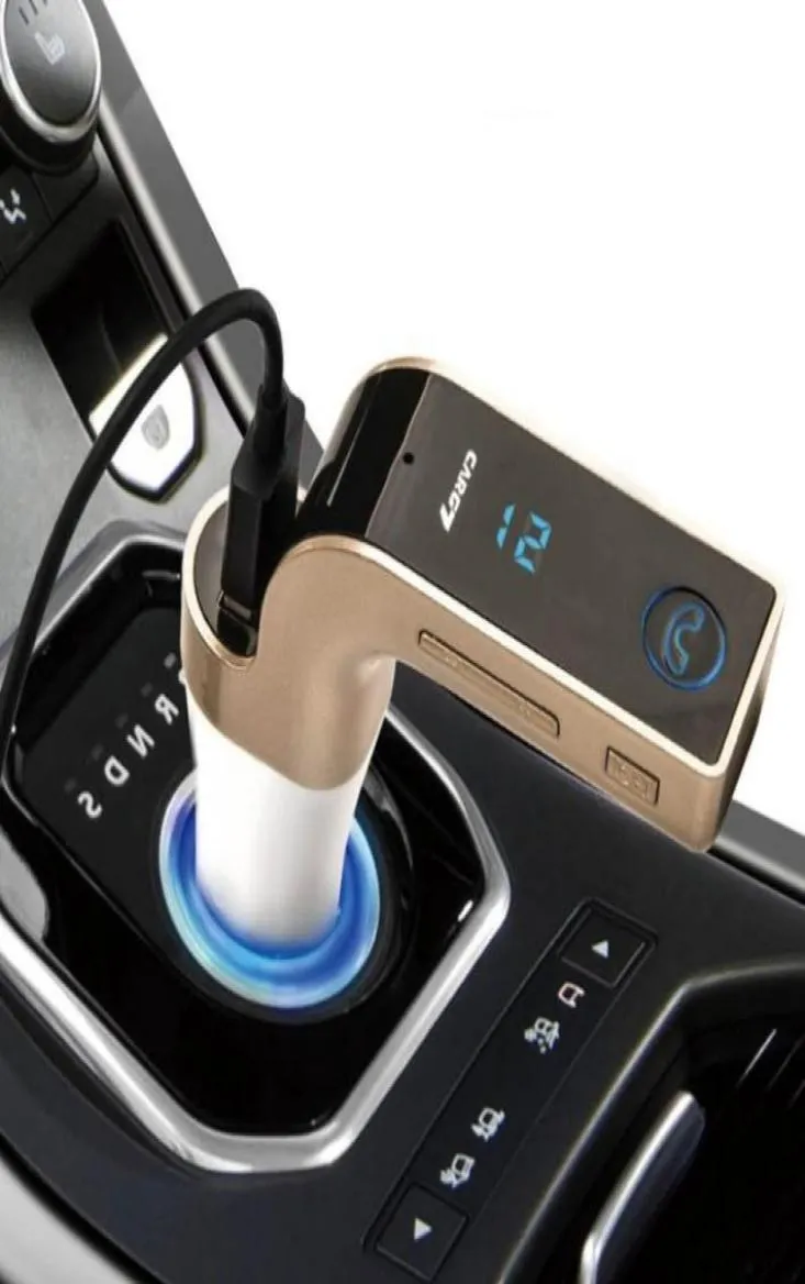 Car Wireless Bluetooth MP3 FM Transmitter Modulator 21A Support Hands G7 With USB7537911