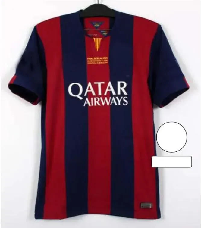 Tanie koszulki piłkarskie w Retro Barcelona 92 ​​95 96 97 98 99 100. klasyczny MAILLOT de Foot Rivaldo Ronaldo Guardiola Ronaldinho 05 06 08 09 10 11 14 15 17 Xavi Messis Football Football