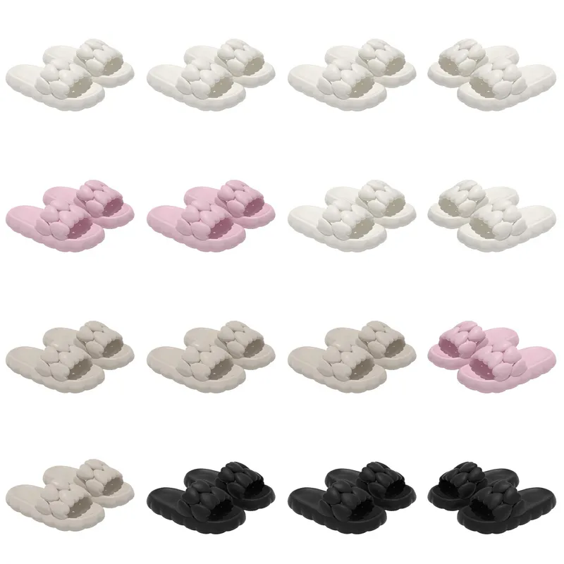 sommar ny produkt tofflor designer för kvinnor skor vit svart rosa icke-halk mjuk bekväm toffel sandaler mode-036 kvinnor platt glider gai utomhusskor