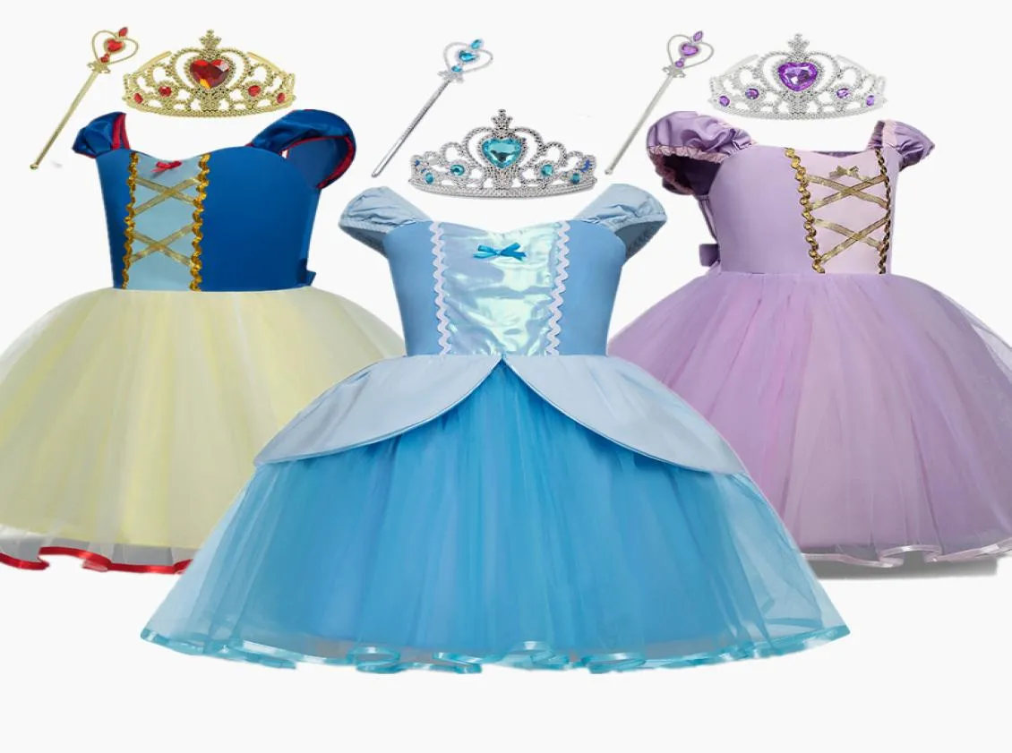 Prenses Elbise Kızlar İçin Prenses Kostüm Fantezi Doğum Günü Partisi Noel Cadılar Bayramı Cosplay Giyim Çocuk Balo Elbisesi 2011305640950