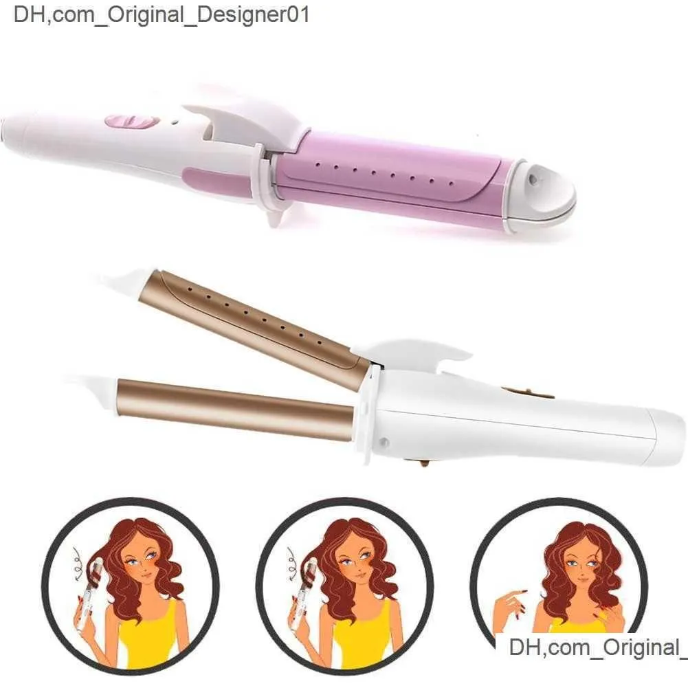 Curling Irons 2-In-1 Curler And Straightener Ceramic Professional Iron Electric Straight Flat Tool Z230816 Drop Delivery Hair Products Otkfi