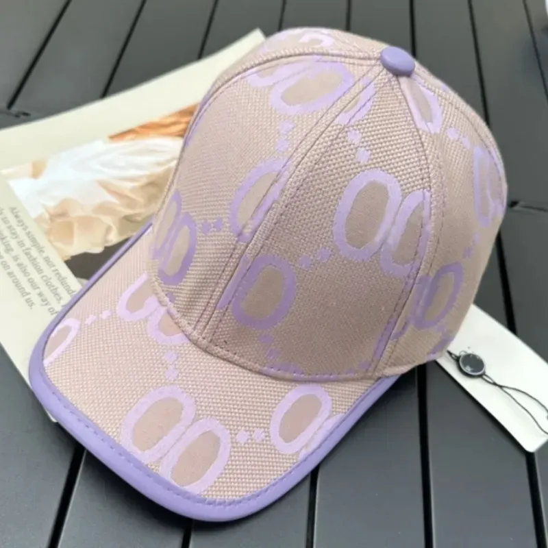 Canvas Baseball Hat Designer Hat Casquette Colorful Cap för män Kvinna monterade hattar tendens Femme Vintage Luxe Jumbo Gorras Fraise Snake Tiger Bee Sun B7 B7