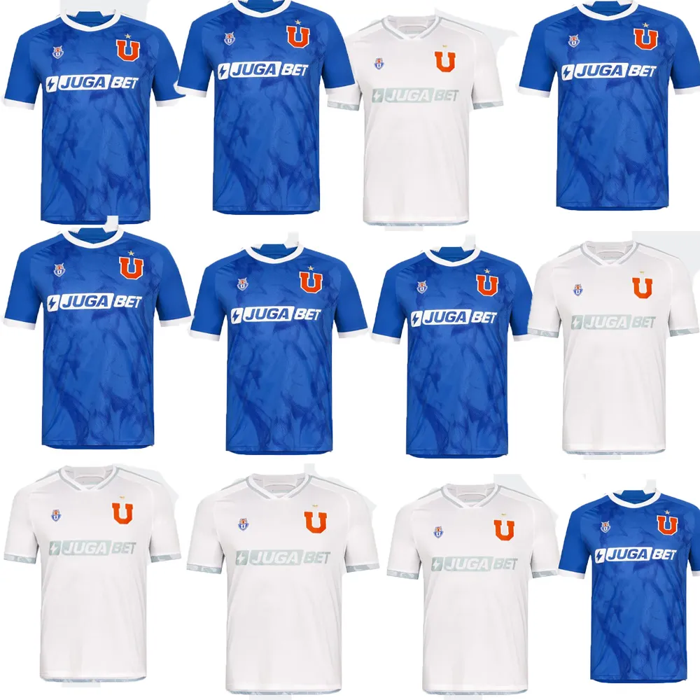 2024 2025 Universidad de Chile Soccer Jerseys Club Guerrero Fernandez Assadi Diaz Palacios Poblete Hormazabal Home Away 24 25 Football Shirt