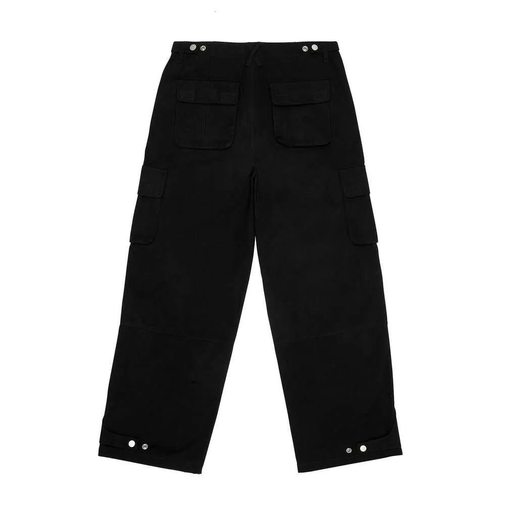 Strass Totenkopf Ganzkörperansicht Gothic Schwarz Kleidung Baggy Jeans Streetwear Damen High Waist Hip Hop Y2k Hose