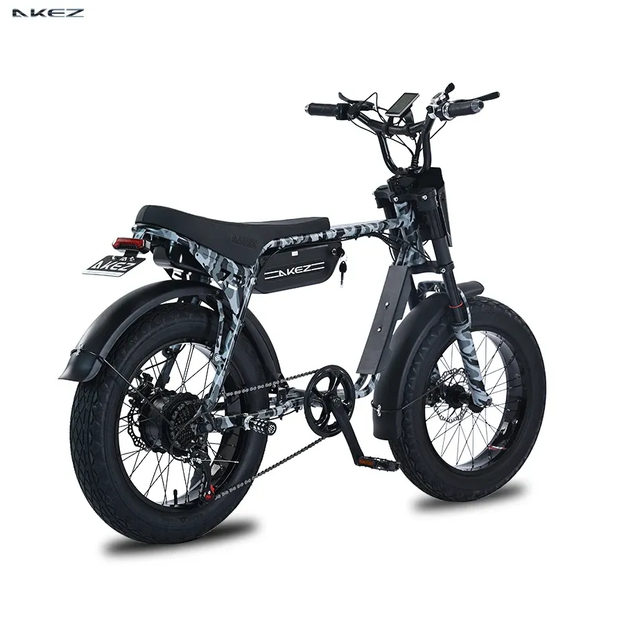 20 inç 2024 Kadınlar için Elektrikli Bisiklet 750W Elektrikli Bisiklet Fatbike, 18AH Lityum Pil Yolu Plajı Motosiklet Motosiklet