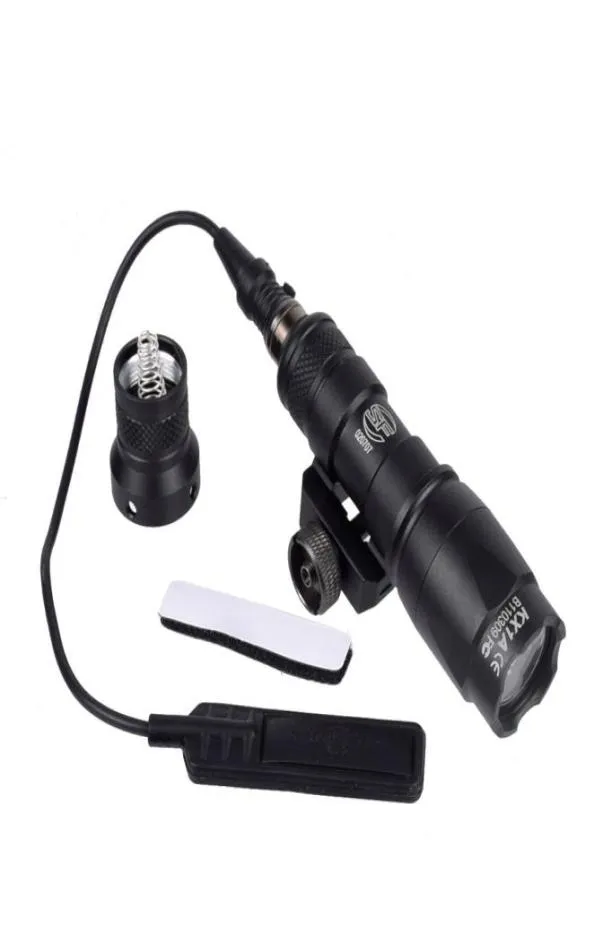 Lambul M300 M300C Scout Light Tactical Picatinny Rail Light Torch Latarka Stała chwilowa wyjście dla szyny 20 mm1725702