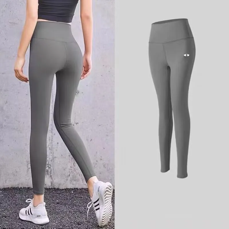 Women Yoga Pants Fashion Patchwork Color Crossover High Waist Hip Lift Abdominal Sports Leggings Gym Fitness Workout Tights Under