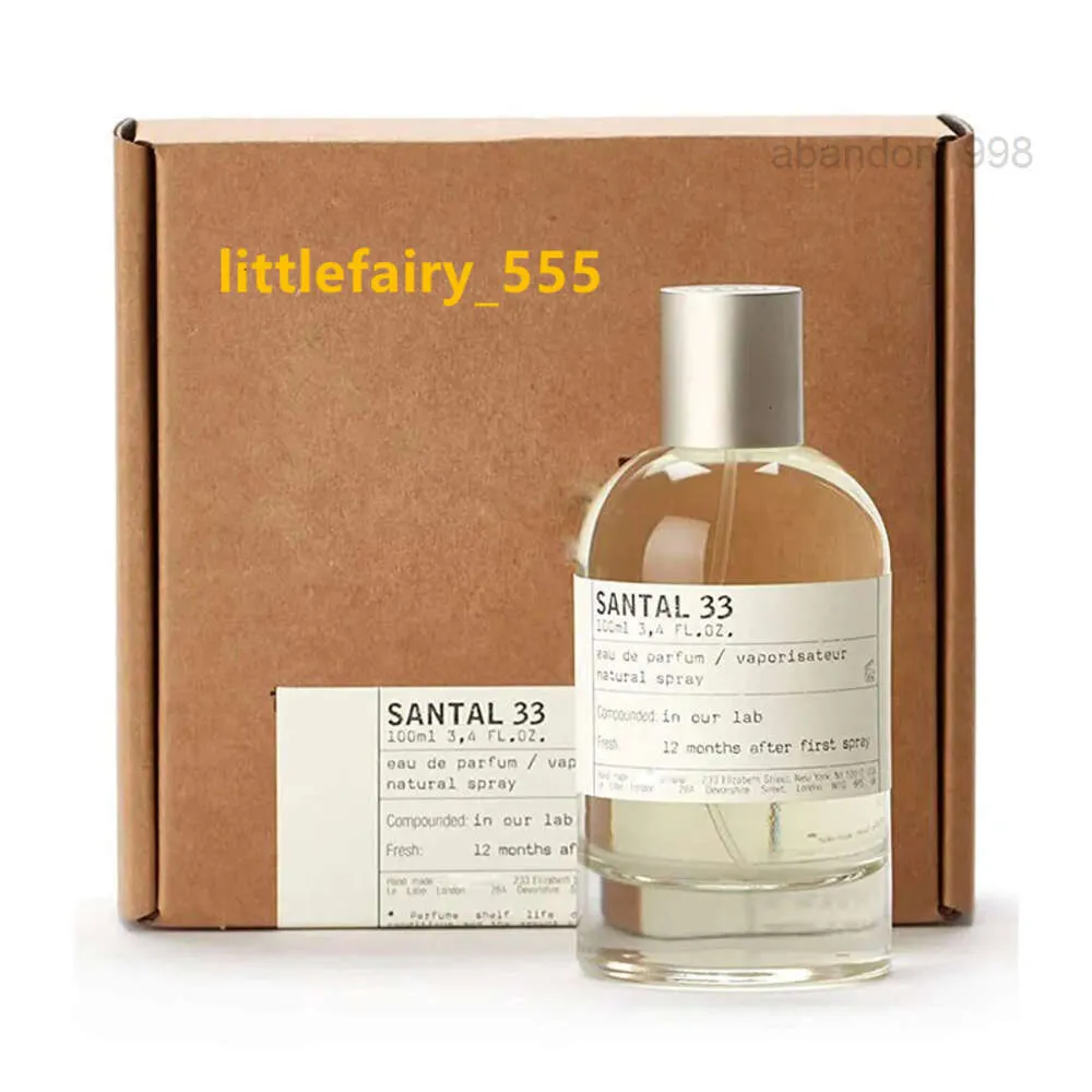 L LB Нейтральные духи 100 мл Santal 33 Bergamote 22 Rose 31 The Noir 29 Long Brand Eau De Parfum Стойкий аромат Роскошный одеколон-спрей YL0379 KAOI