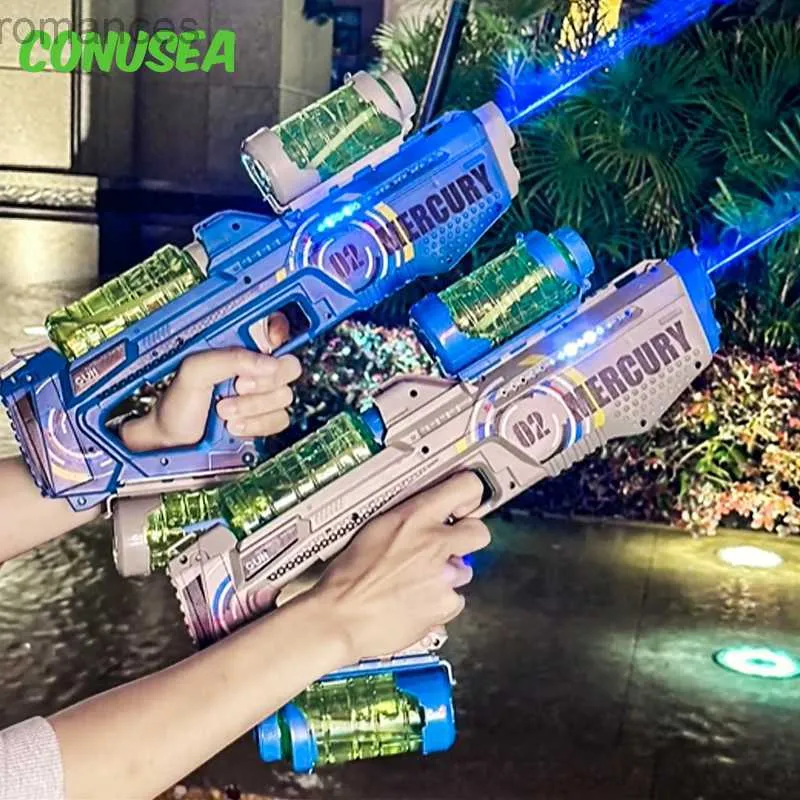 Speelgoedpistool Pistoolspeelgoed Elektrisch waterpistool Amusement Automatisch Automatisch Continu schieten Pistool Spyra Waterpistool Grote capaciteit geweren Waterspeelspeelgoed Jongens 240307