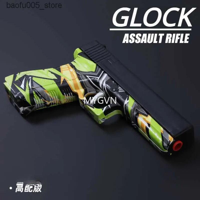 Sand Play Water Fun Gel Balls Gun Toy Giock Manual Paintball Launcher Pistole Pistol For Adults Boys CS Shooting Gift Children Q240308