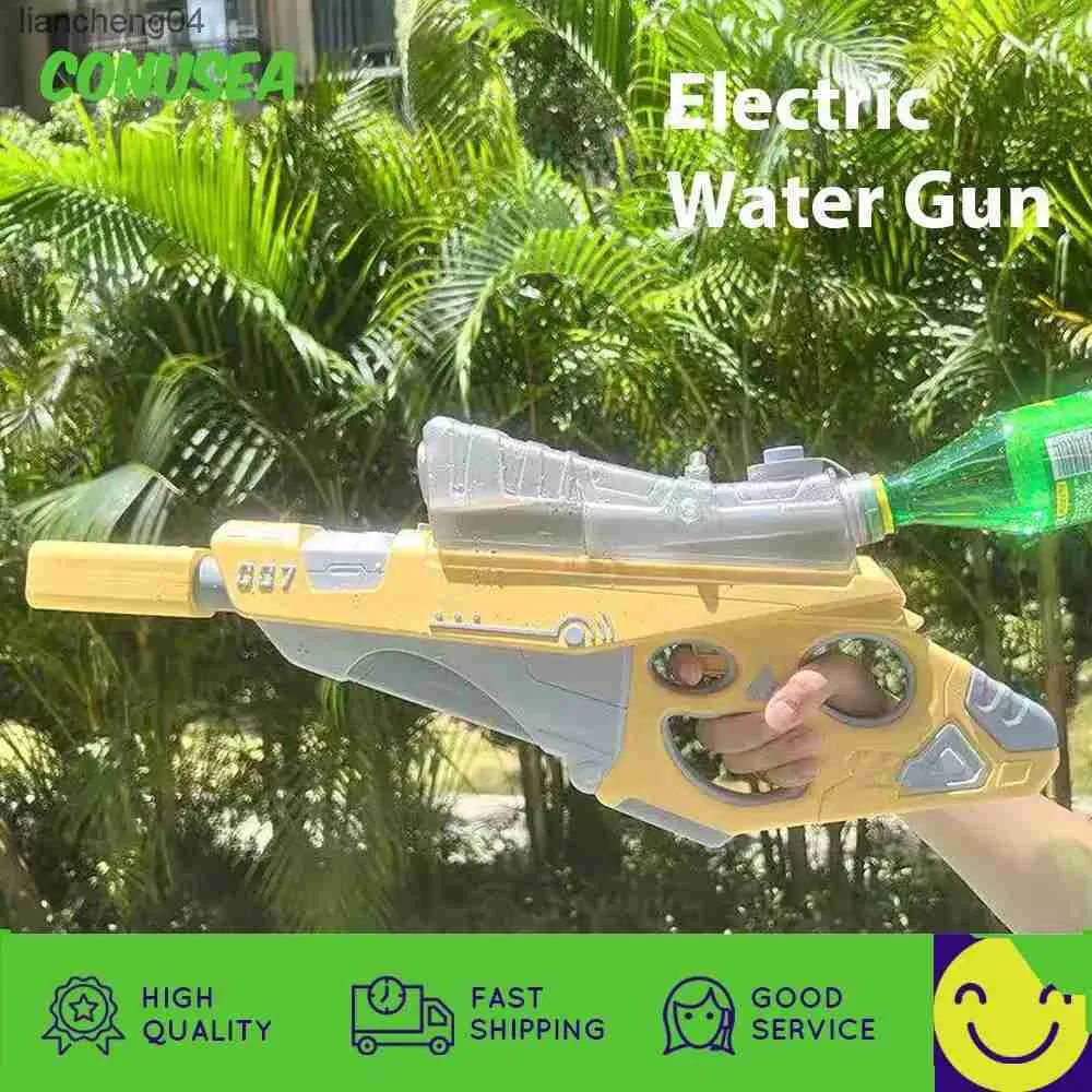 Pistoolspeelgoed Groot waterpistool Automatische zomer Elektrisch speelgoed Waterpistool Speelgoedpistool voor volwassenen Kinderen Buiten schietspel voor jongens Kinderen Kid