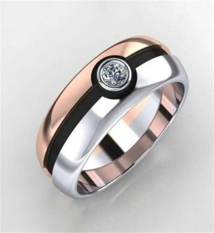 Bröllopsringar Creative Gear Wheel Men smycken Fashion Silver Color Punk Finger Mechanical Ring4478374