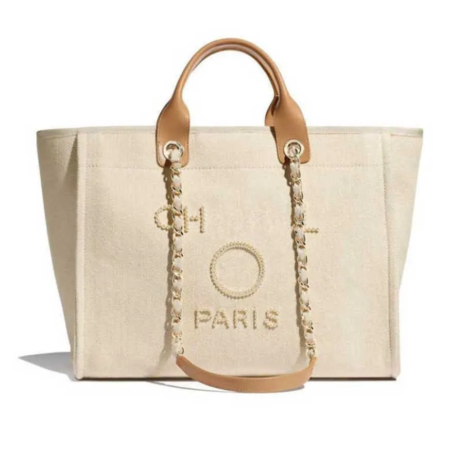 70% Factory Outlet Off Sac de plage en toile pour femmes Fourre-tout Sacs à main Classique Grands sacs à dos Capacité Petits paquets de chaîne Grand bandoulière JABH en solde