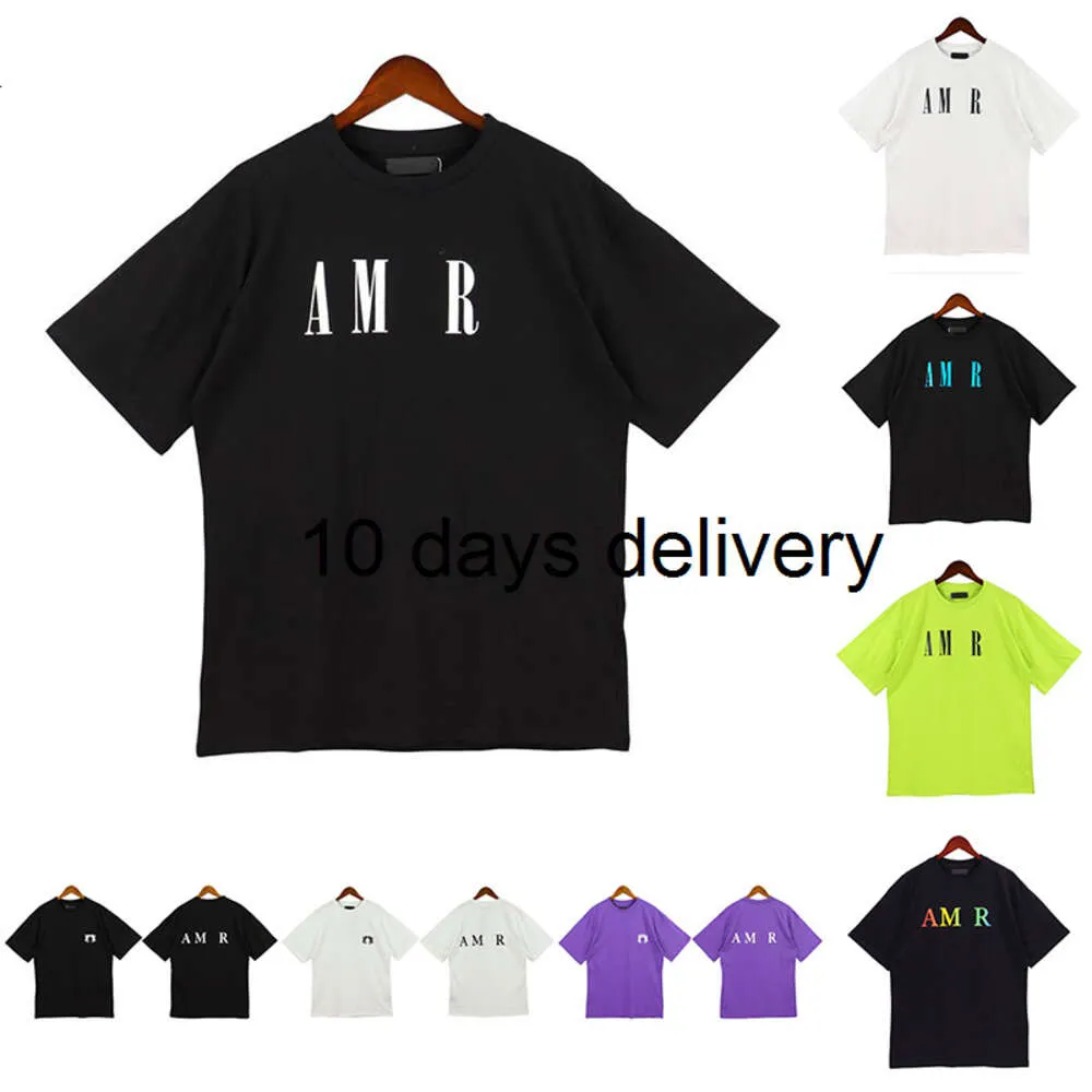 (10 -dniowa dostawa) Amirs moda męska T -koszule Summer Projektanci damski