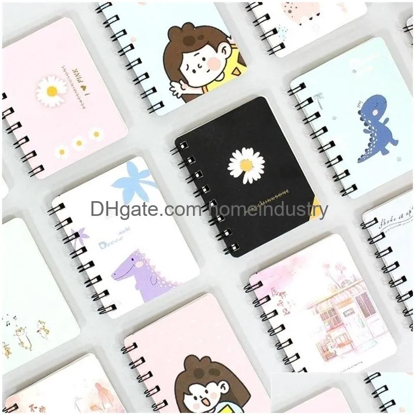 Blocnotes Groothandel Mini Losbladig Handboek Notebook Dagboek Lege Notitieboekjes Dagboeken Kawaii Student Kladblok Planner School Kantoor Suppli Dhfip