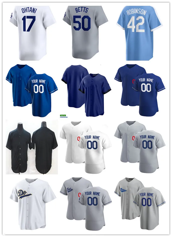 Baseballtrikot 22 Clayton Kershaw 17 Shohei Ohtani Gavin Lux 50 Mookie Betts Teoscar Hernandez Chris Owings Austin Gauthier Austin Barnes Jose Ramos Miguel Vargas