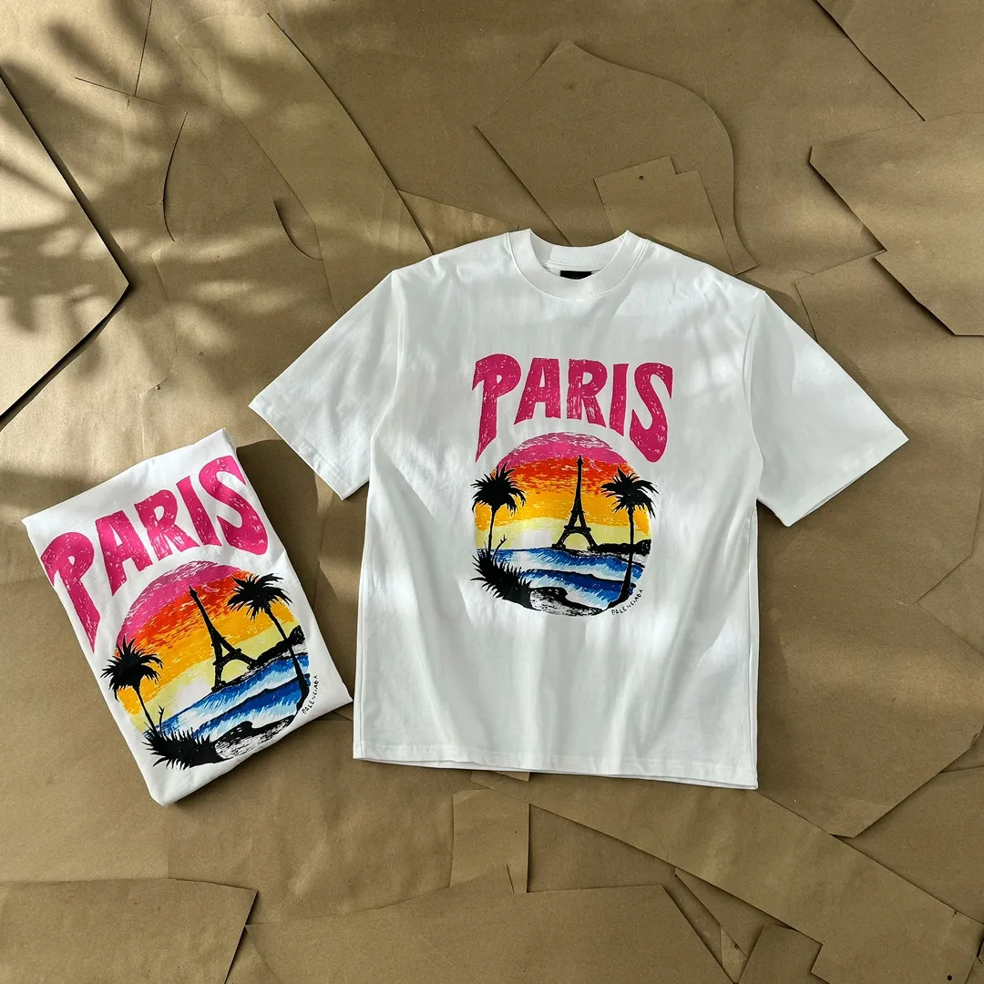 Męskie koszulki TEE Polos Haftowane i drukowane w stylu polarnym Summer Wear with Street Pure Cotton BA T-shirt Ogółemzowany balen328376