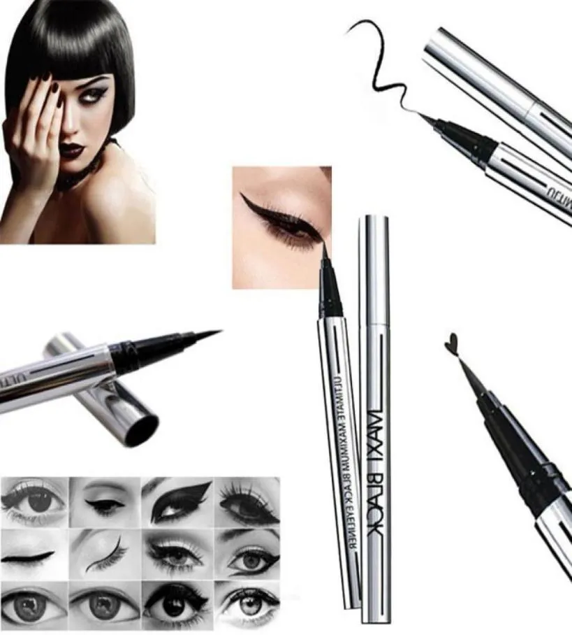 Ny ankomst svart eyeliner långlastande vattentät flytande ögonfoder penna 7g makeupverktyg4530734
