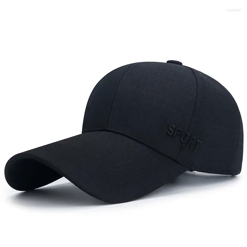 Ball Caps Men Hat Baseball Cap Long Brimmed Embroidered Sunshade Outdoor Snapback Hats For Sport Travel Dad Gorras Casquette