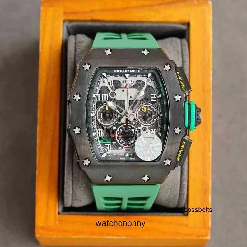 Mill mechanical movement luxury watchl wrist watches rm11-03 Mens Mechanical Factory Ri Cha De m Le Rm11-03 Movement 50x40mm Swiss J82 Designer High-quality